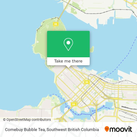 Comebuy Bubble Tea map