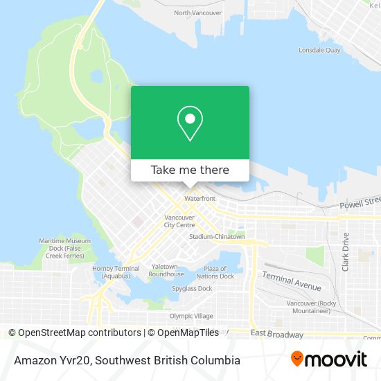 Amazon Yvr20 map