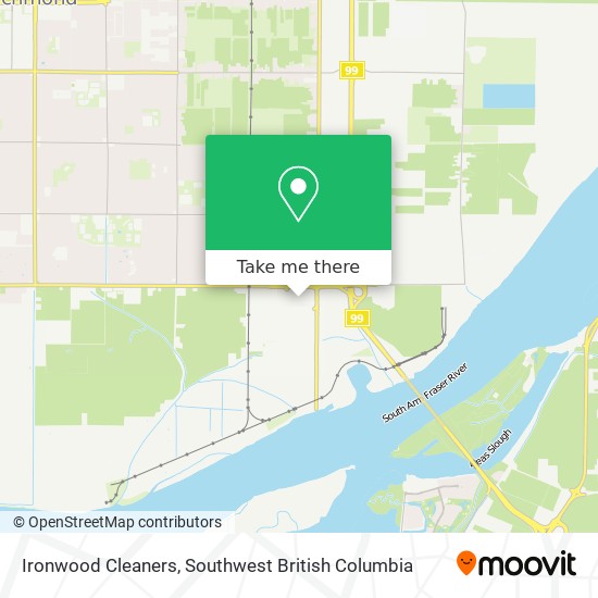 Ironwood Cleaners map