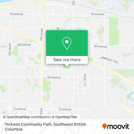 Yorkson Community Park map
