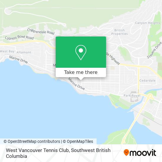 West Vancouver Tennis Club plan
