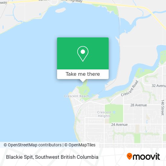 Blackie Spit map