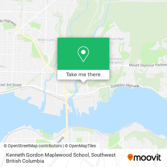 Kenneth Gordon Maplewood School map