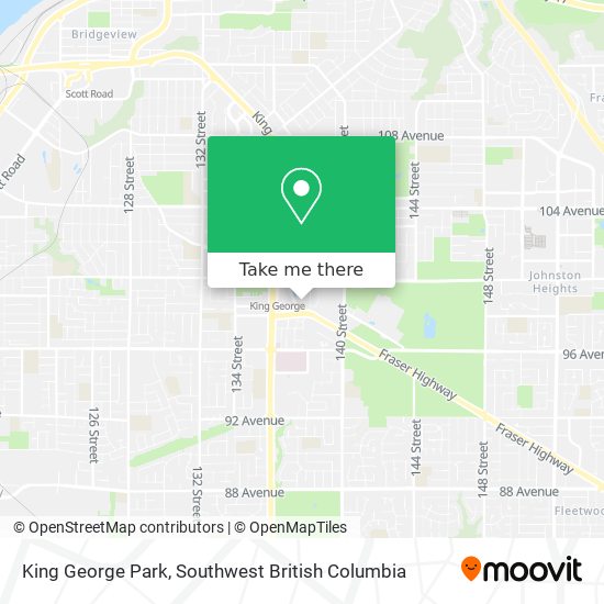 King George Park map