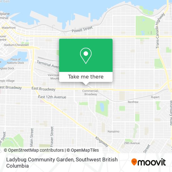 Ladybug Community Garden map