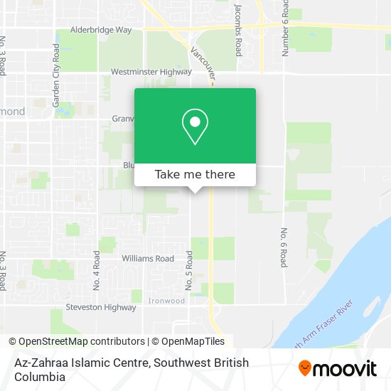 Az-Zahraa Islamic Centre map
