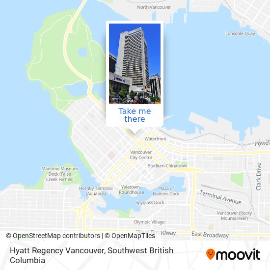 Hyatt Regency Vancouver plan