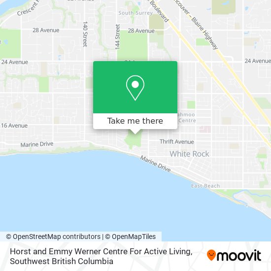 Horst and Emmy Werner Centre For Active Living map