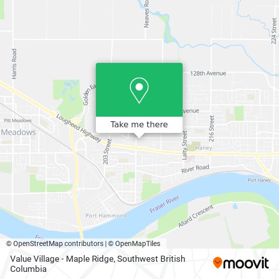 Value Village - Maple Ridge plan
