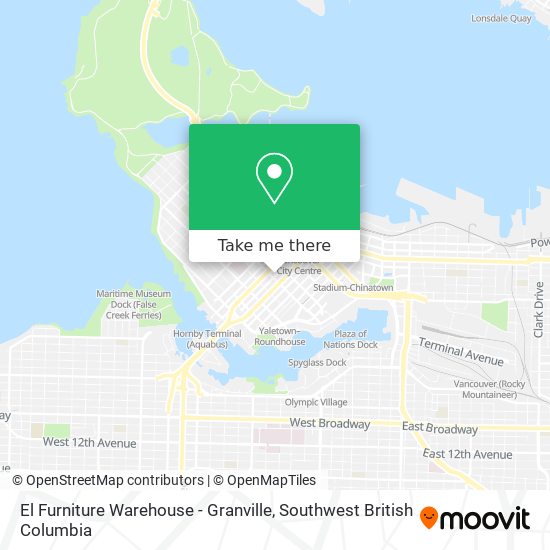 El Furniture Warehouse - Granville plan
