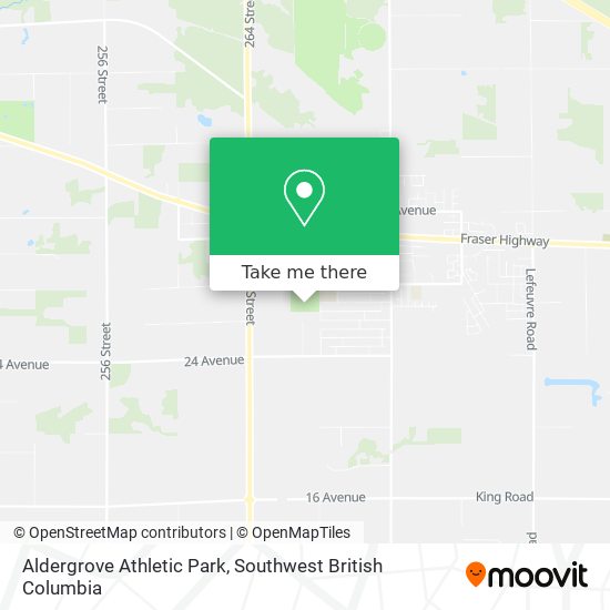 Aldergrove Athletic Park map
