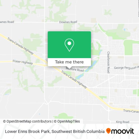Lower Enns Brook Park map