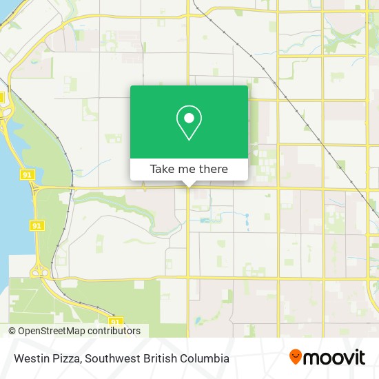 Westin Pizza map