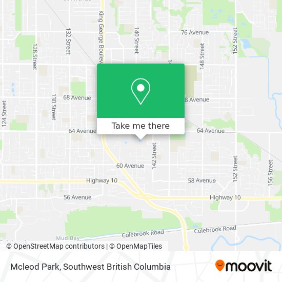 Mcleod Park map