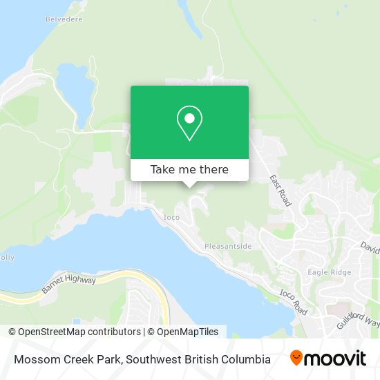 Mossom Creek Park map