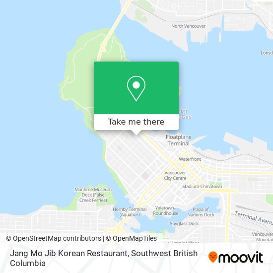 Jang Mo Jib Korean Restaurant plan