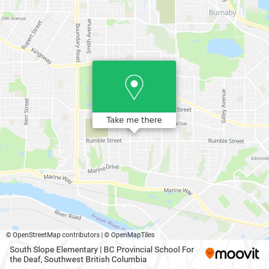 South Slope Elementary | BC Provincial School For the Deaf plan