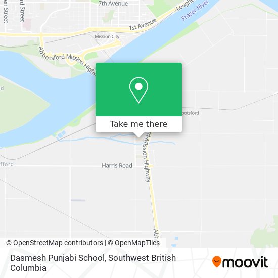 Dasmesh Punjabi School map