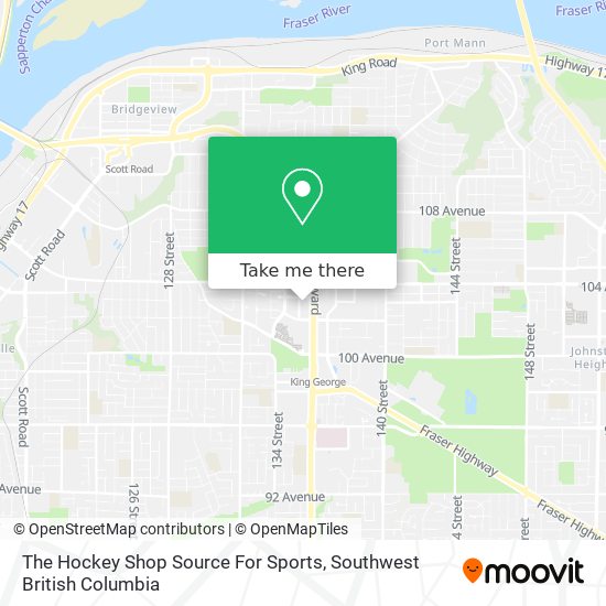 The Hockey Shop Source For Sports map