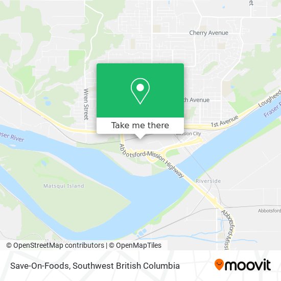 Save-On-Foods map