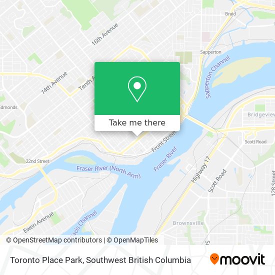 Toronto Place Park map