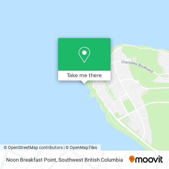 Noon Breakfast Point map