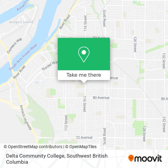 Delta Community College map