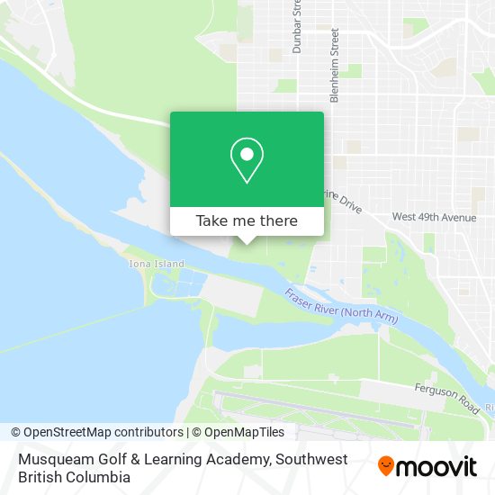 Musqueam Golf & Learning Academy map