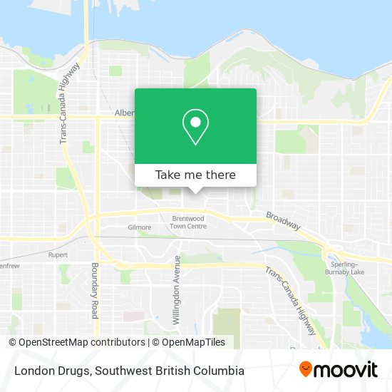 London Drugs map