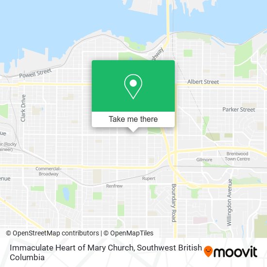 Immaculate Heart of Mary Church plan