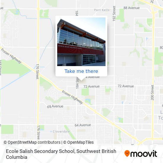 Ecole Salish Secondary School map