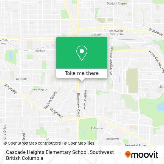 Cascade Heights Elementary School plan