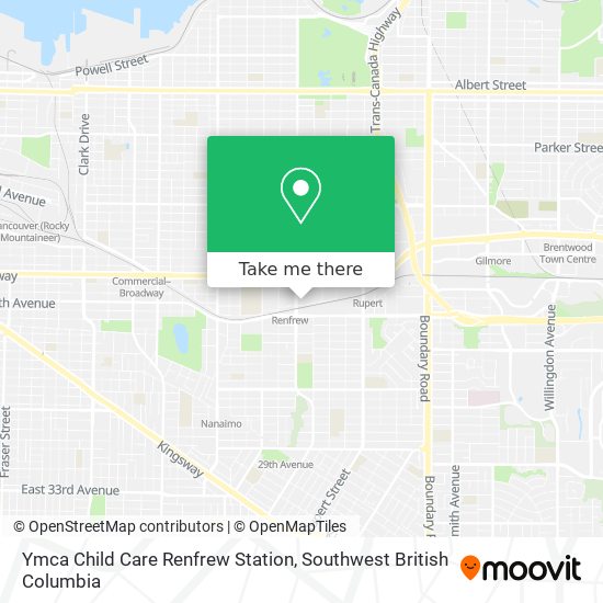 Ymca Child Care Renfrew Station plan