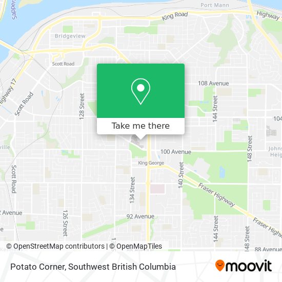 Potato Corner map