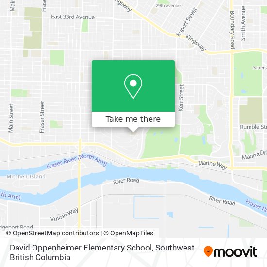 David Oppenheimer Elementary School map