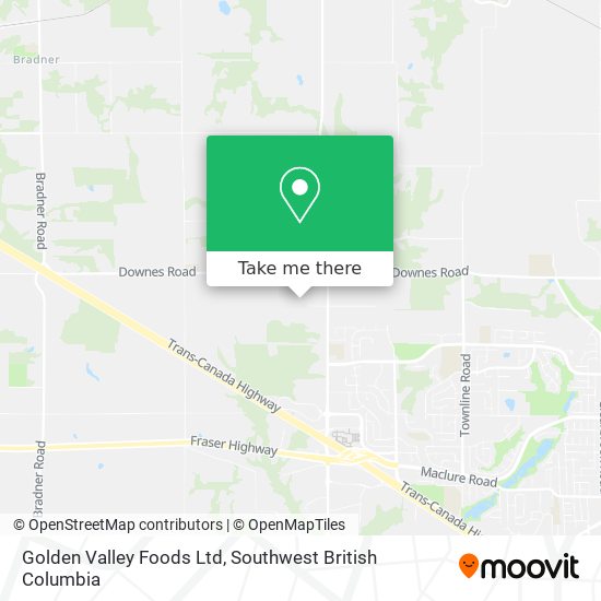 Golden Valley Foods Ltd map