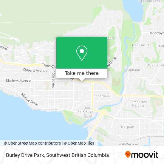 Burley Drive Park map