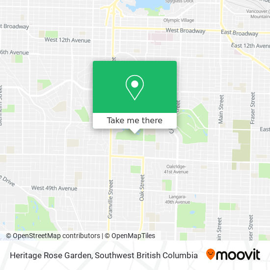 Heritage Rose Garden map