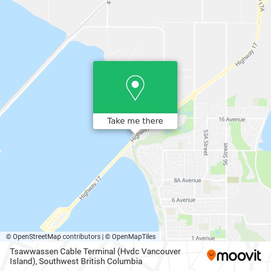 Tsawwassen Cable Terminal (Hvdc Vancouver Island) plan