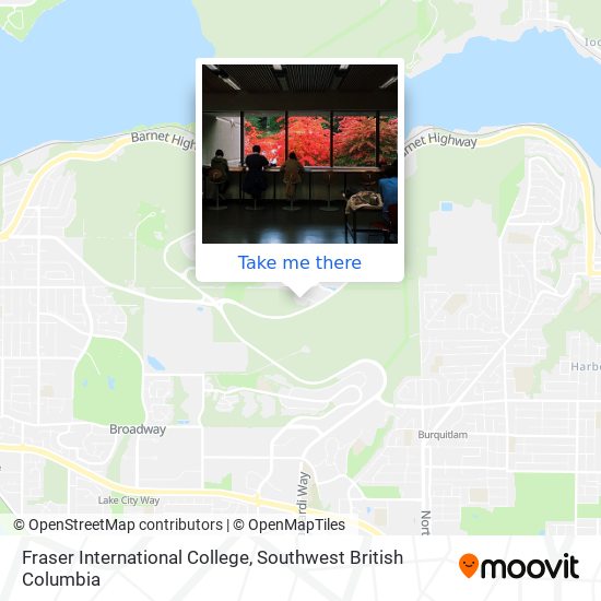 Fraser International College map