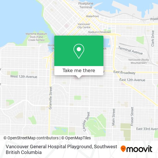 Vancouver General Hospital Playground map
