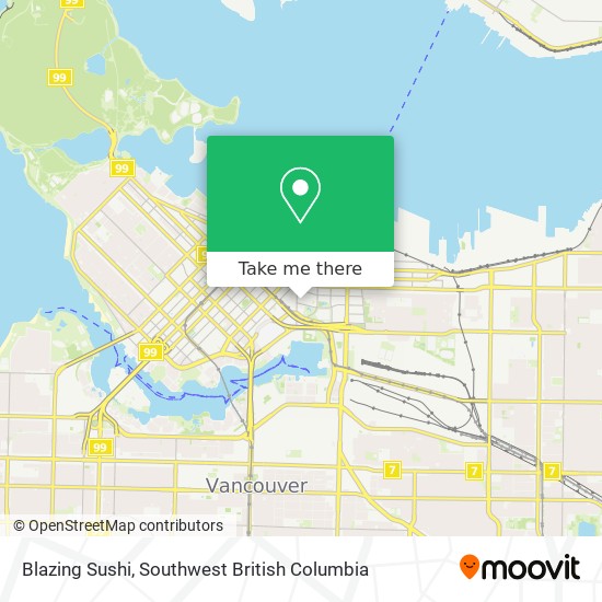 Blazing Sushi map