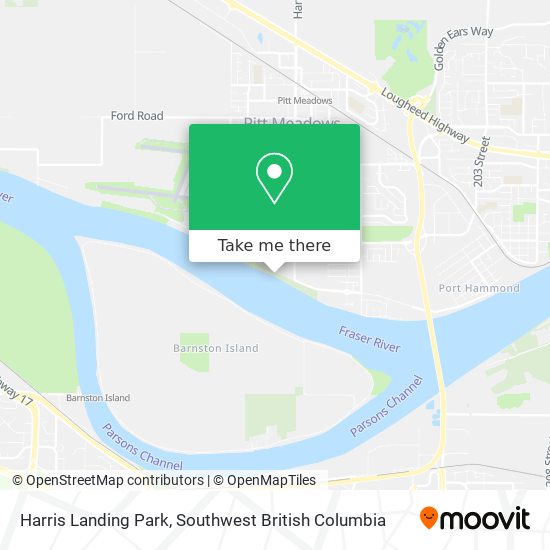 Harris Landing Park map