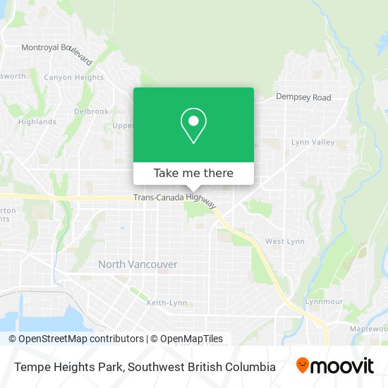 Tempe Heights Park map