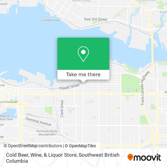 Cold Beer, Wine, & Liquor Store map