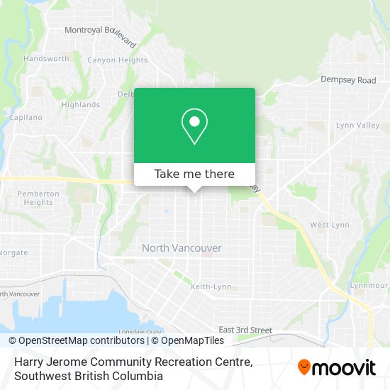 Harry Jerome Community Recreation Centre map