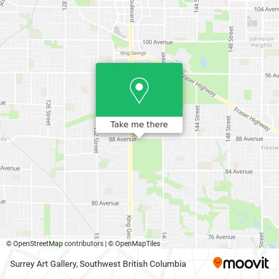 Surrey Art Gallery map