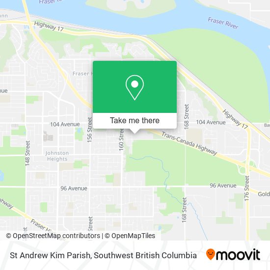 St Andrew Kim Parish map