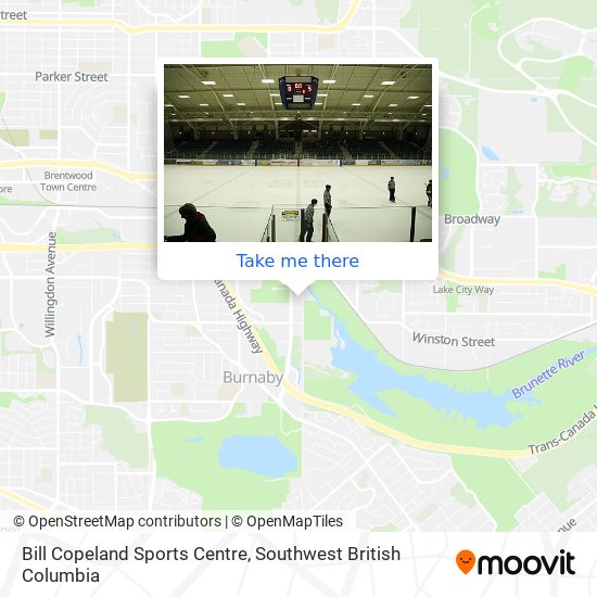 Bill Copeland Sports Centre map