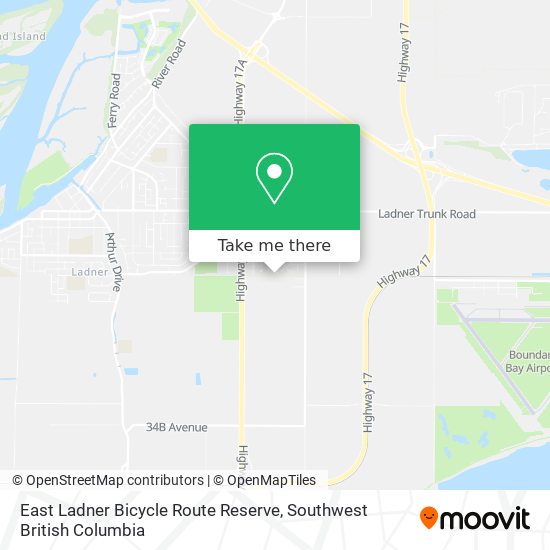 East Ladner Bicycle Route Reserve plan